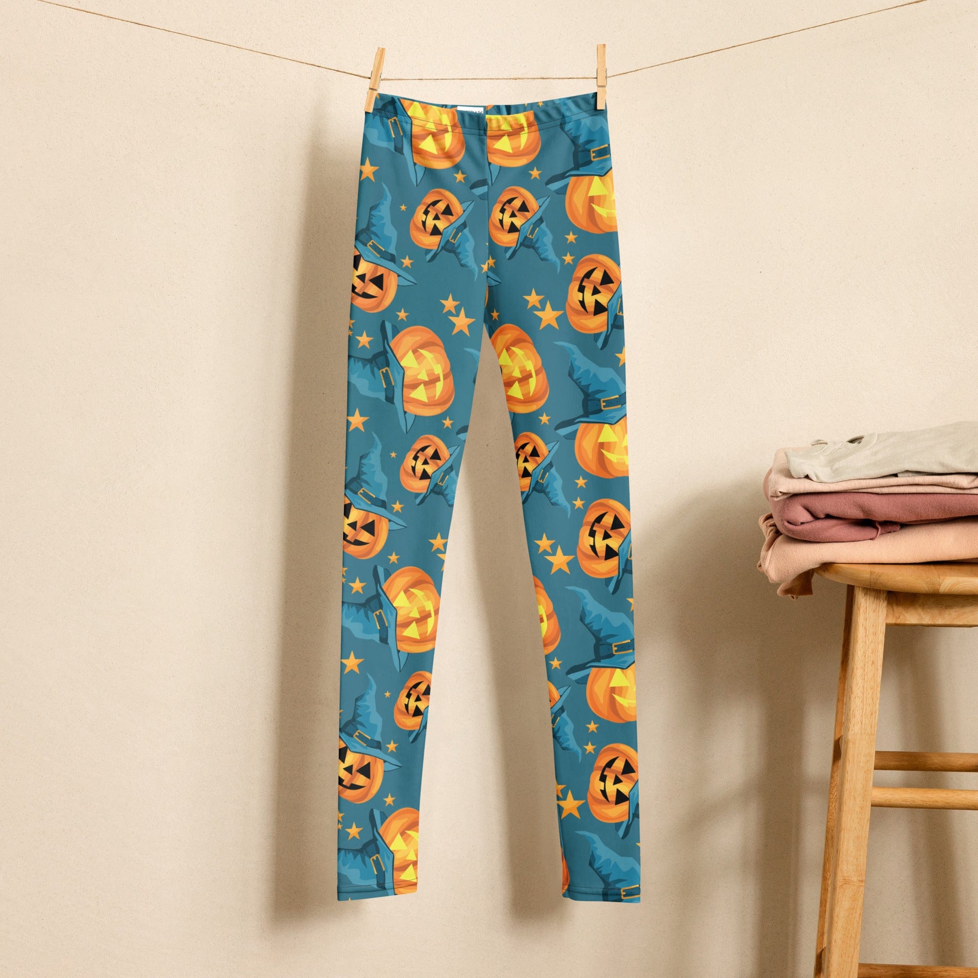 Halloween Pumpkin Youth Leggings