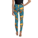 Halloween Pumpkin Youth Leggings