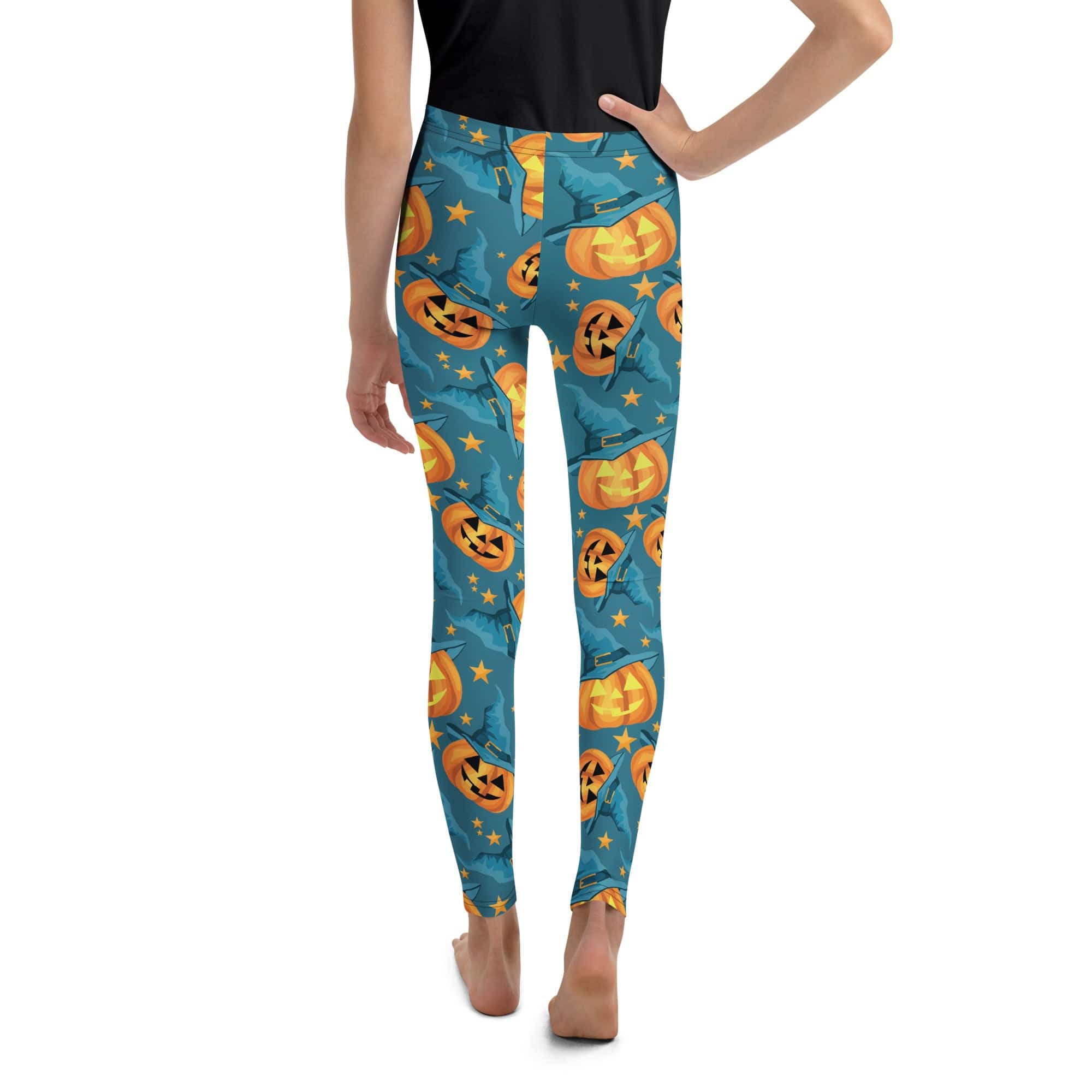 Halloween Pumpkin Youth Leggings
