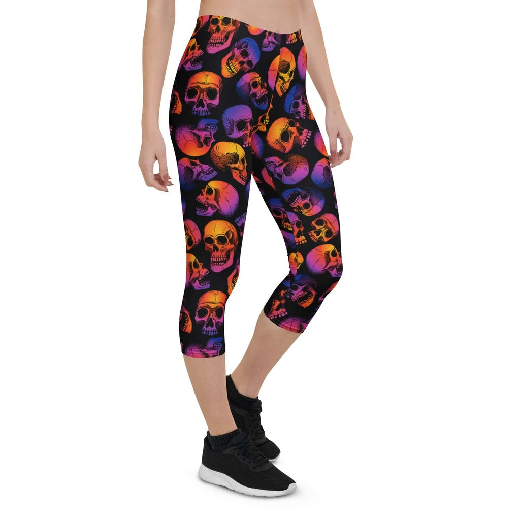 Halloween Skulls Capris