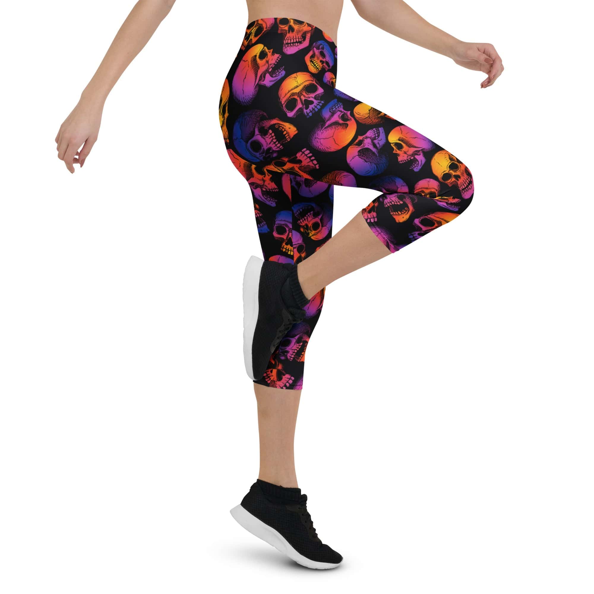 Halloween Skulls Capris