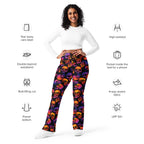 Halloween Skulls Flare Leggings