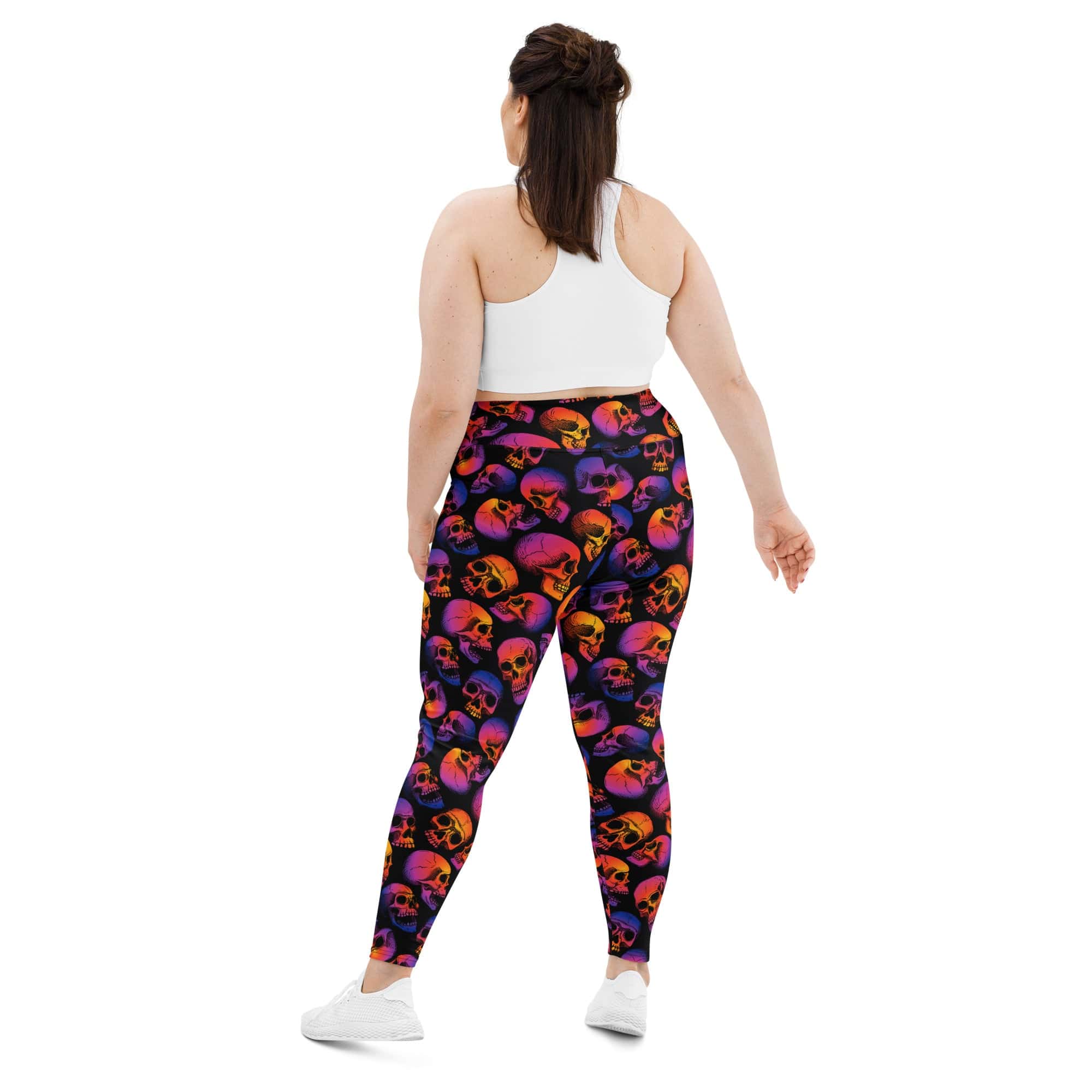 Halloween Skulls Plus Size Leggings