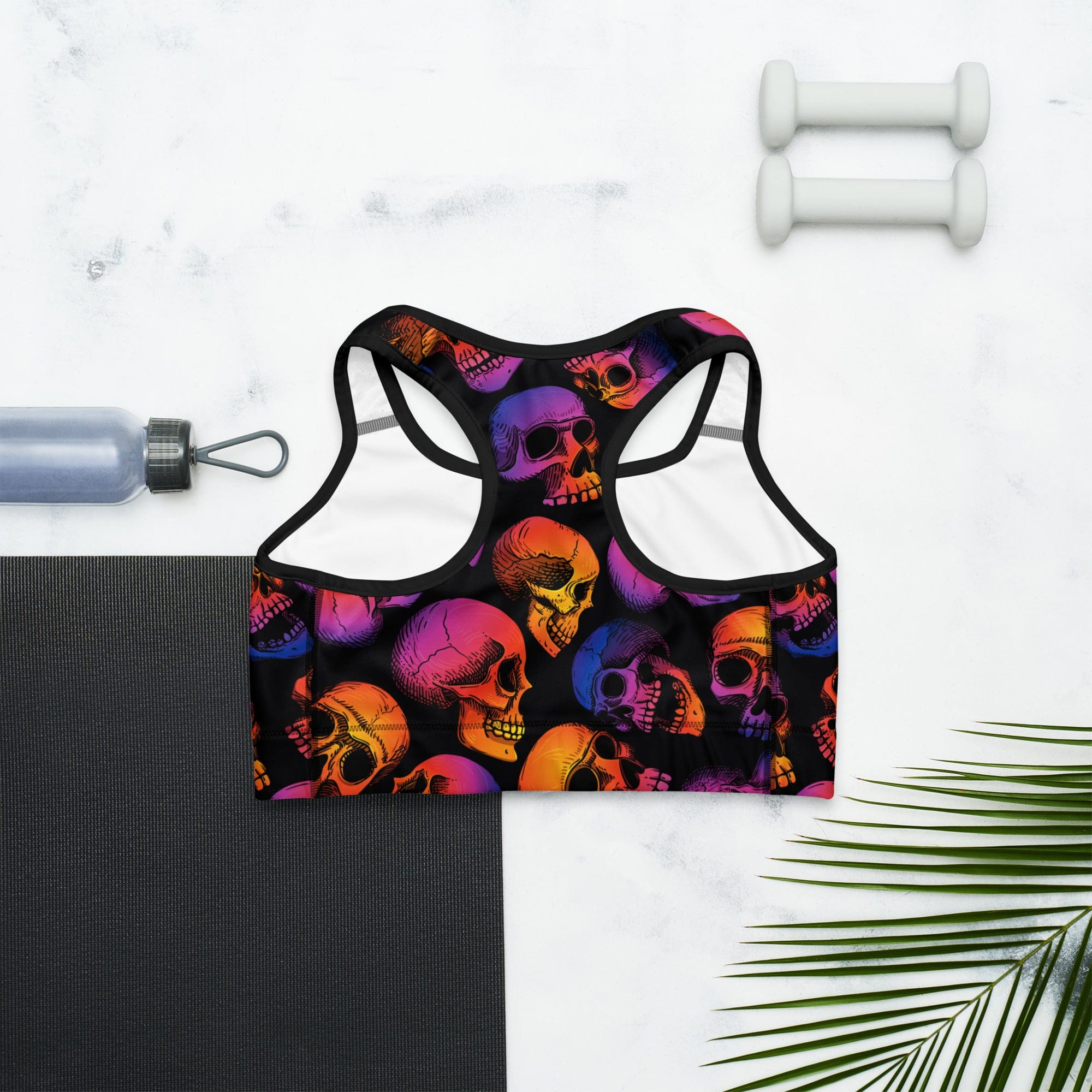 Halloween Skulls Sports Bra