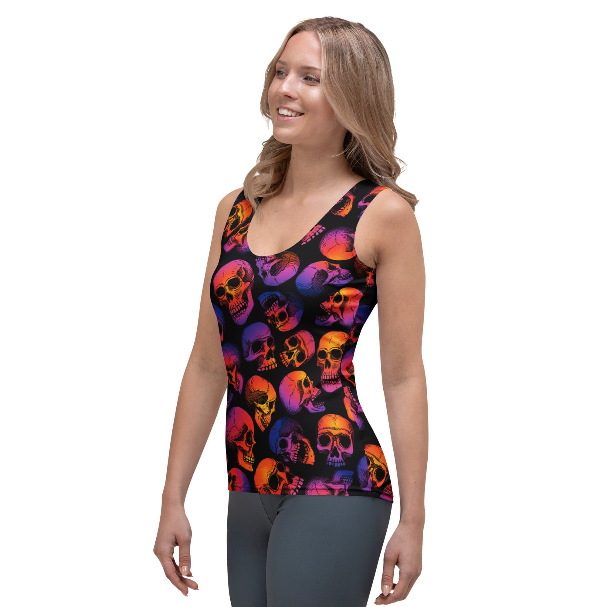Halloween Skulls Tank Top