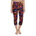 Halloween Skulls Yoga Capris