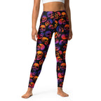 Halloween Skulls Yoga Leggings