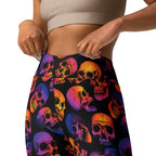 Halloween Skulls Yoga Leggings