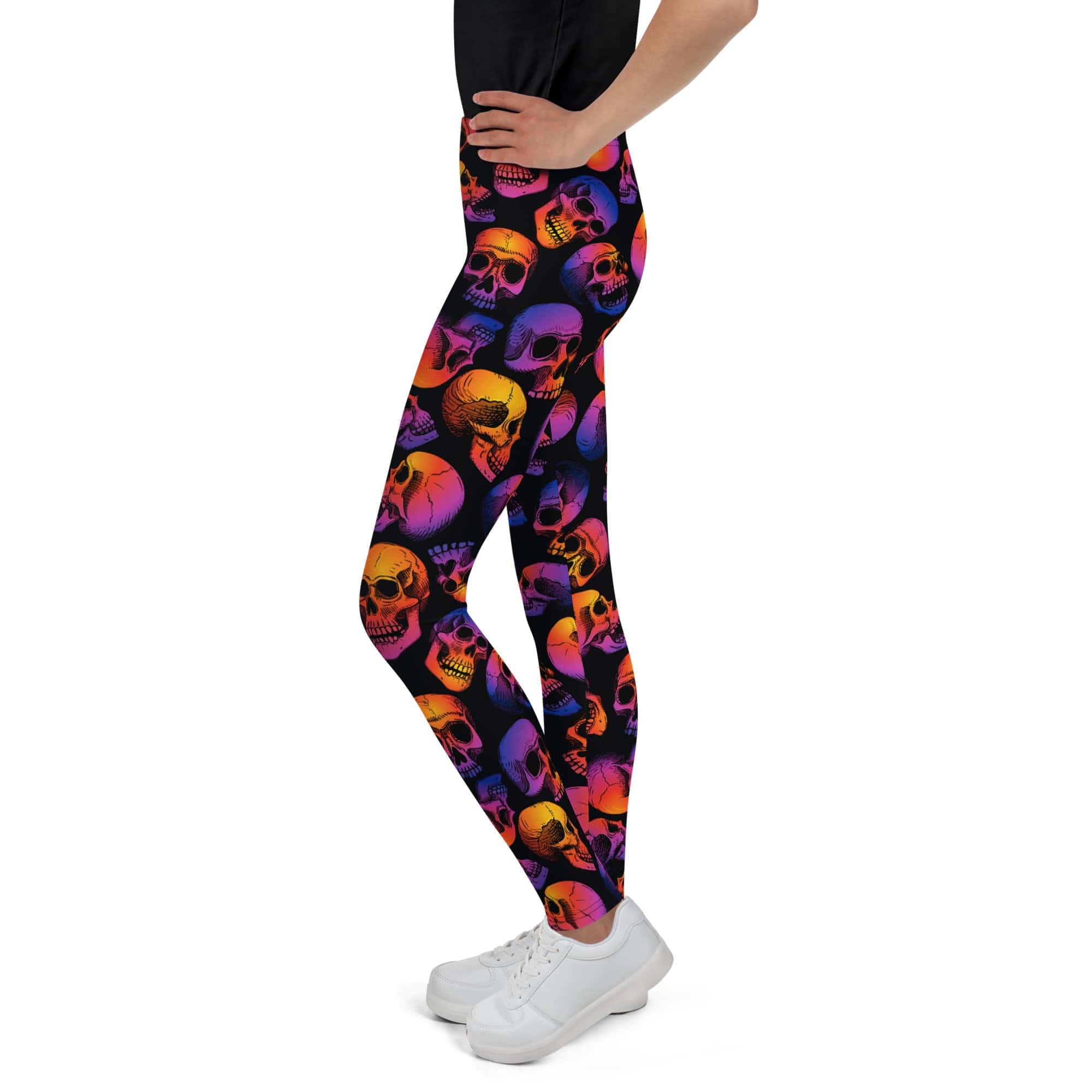 Halloween Skulls Youth Leggings