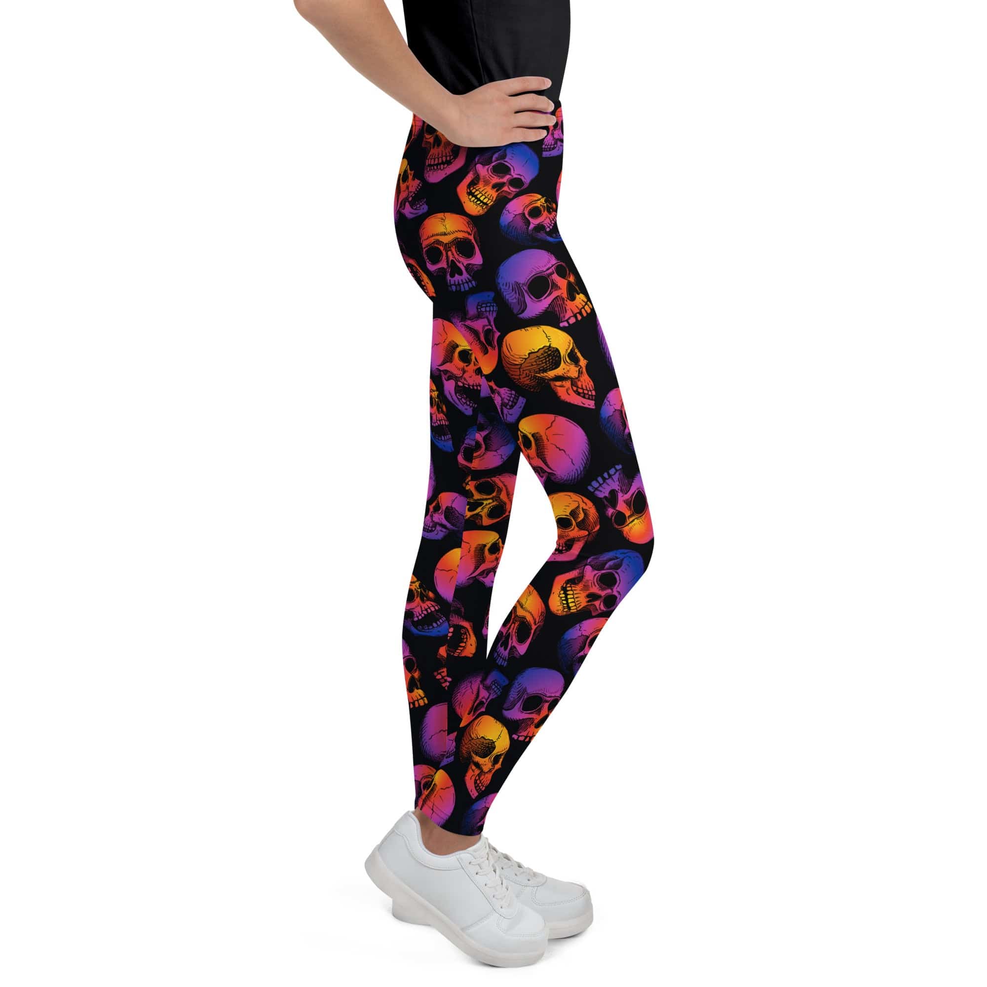 Halloween Skulls Youth Leggings