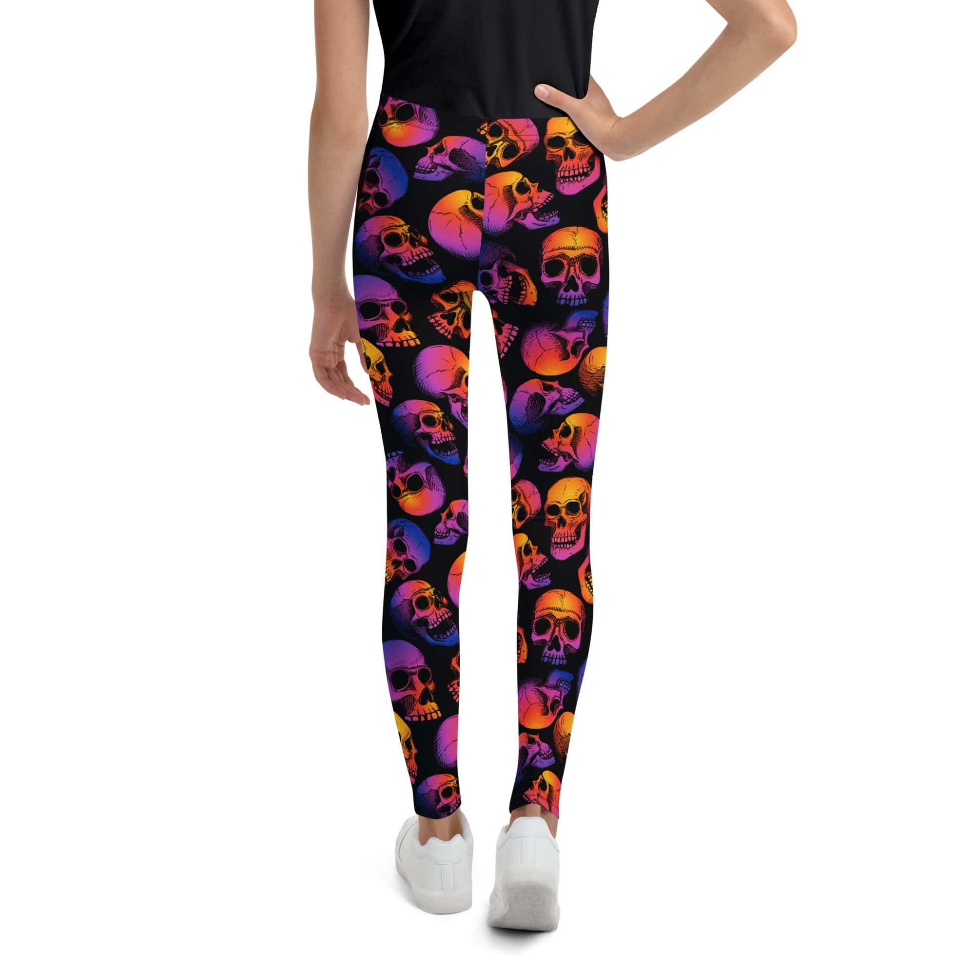 Halloween Skulls Youth Leggings