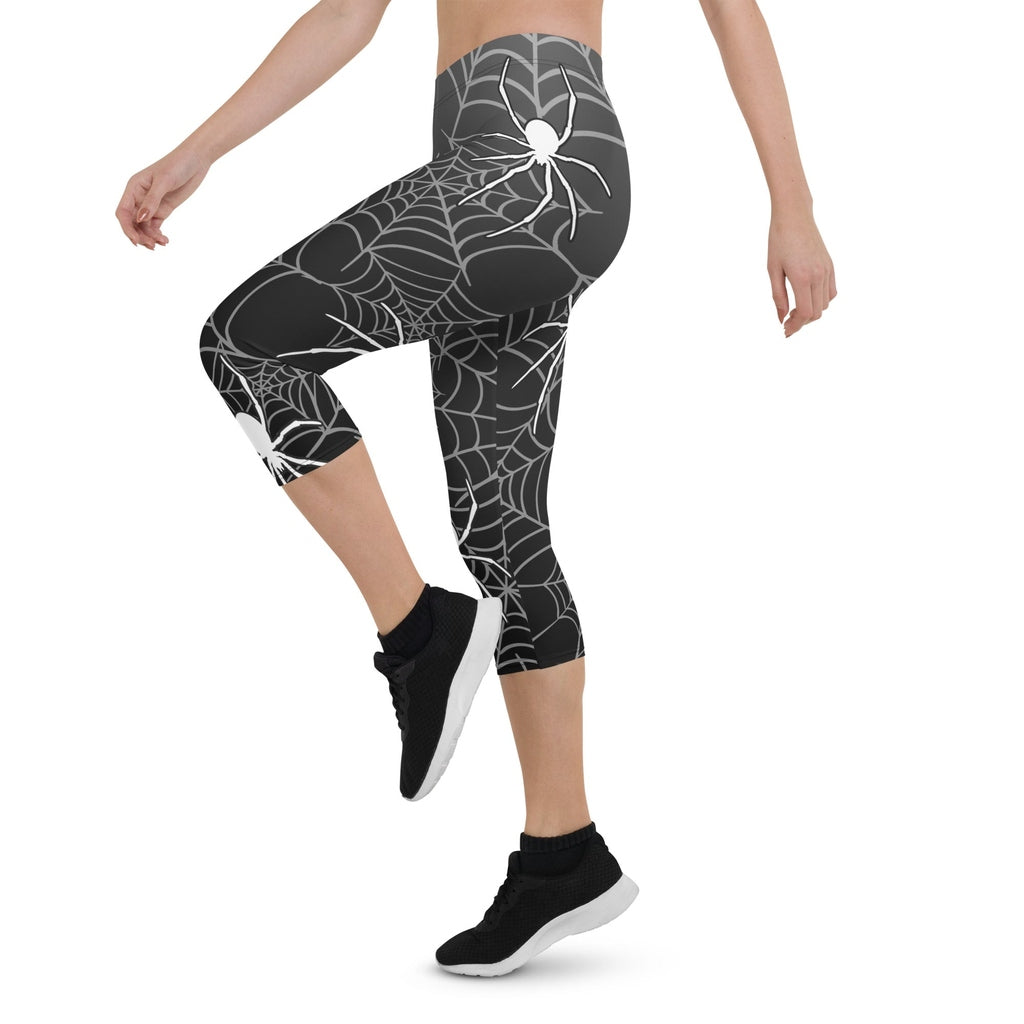 Halloween Spiderwebs Capris