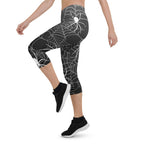 Halloween Spiderwebs Capris