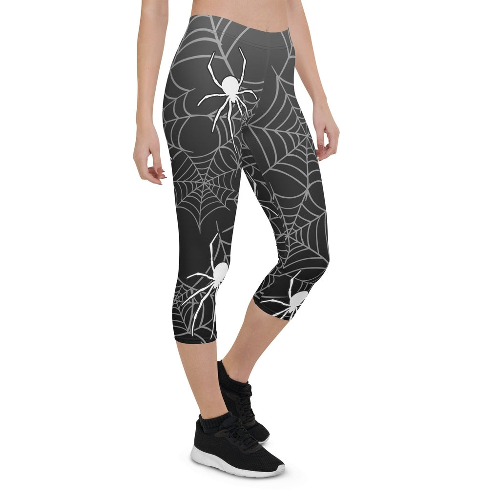 Halloween Spiderwebs Capris