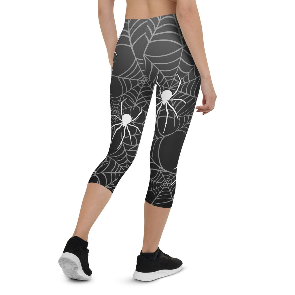 Halloween Spiderwebs Capris