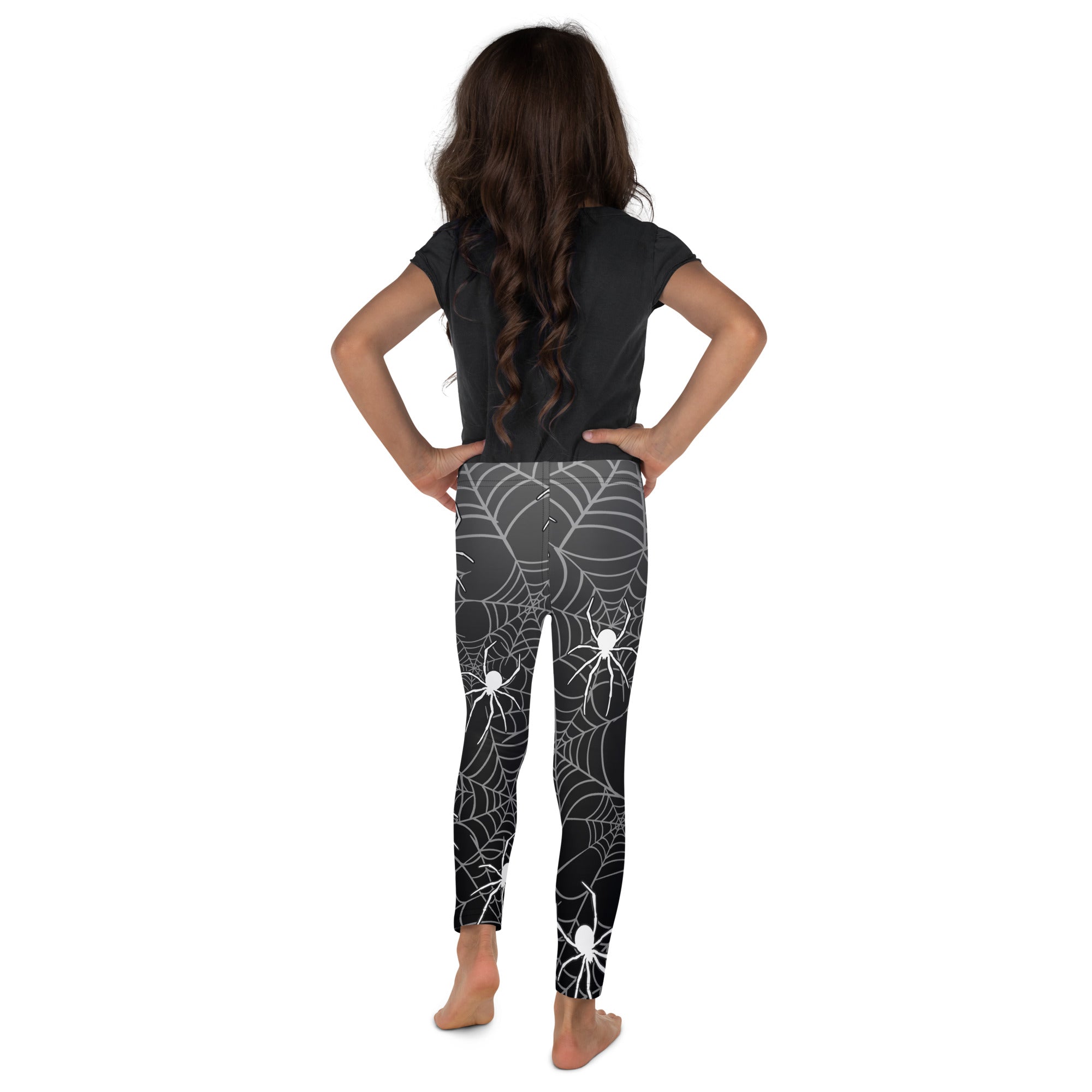 Halloween Spiderwebs Kid's Leggings