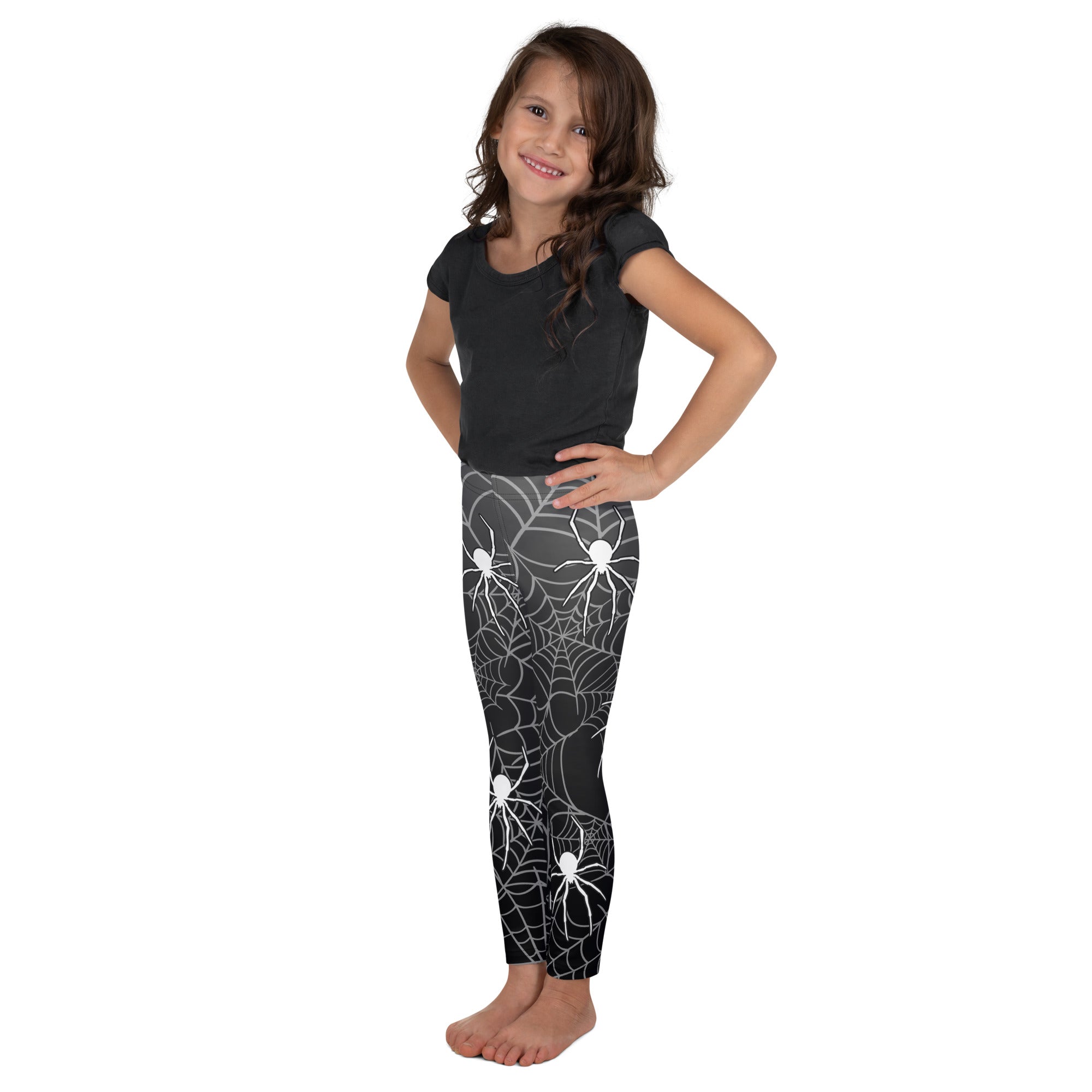 Halloween Spiderwebs Kid's Leggings