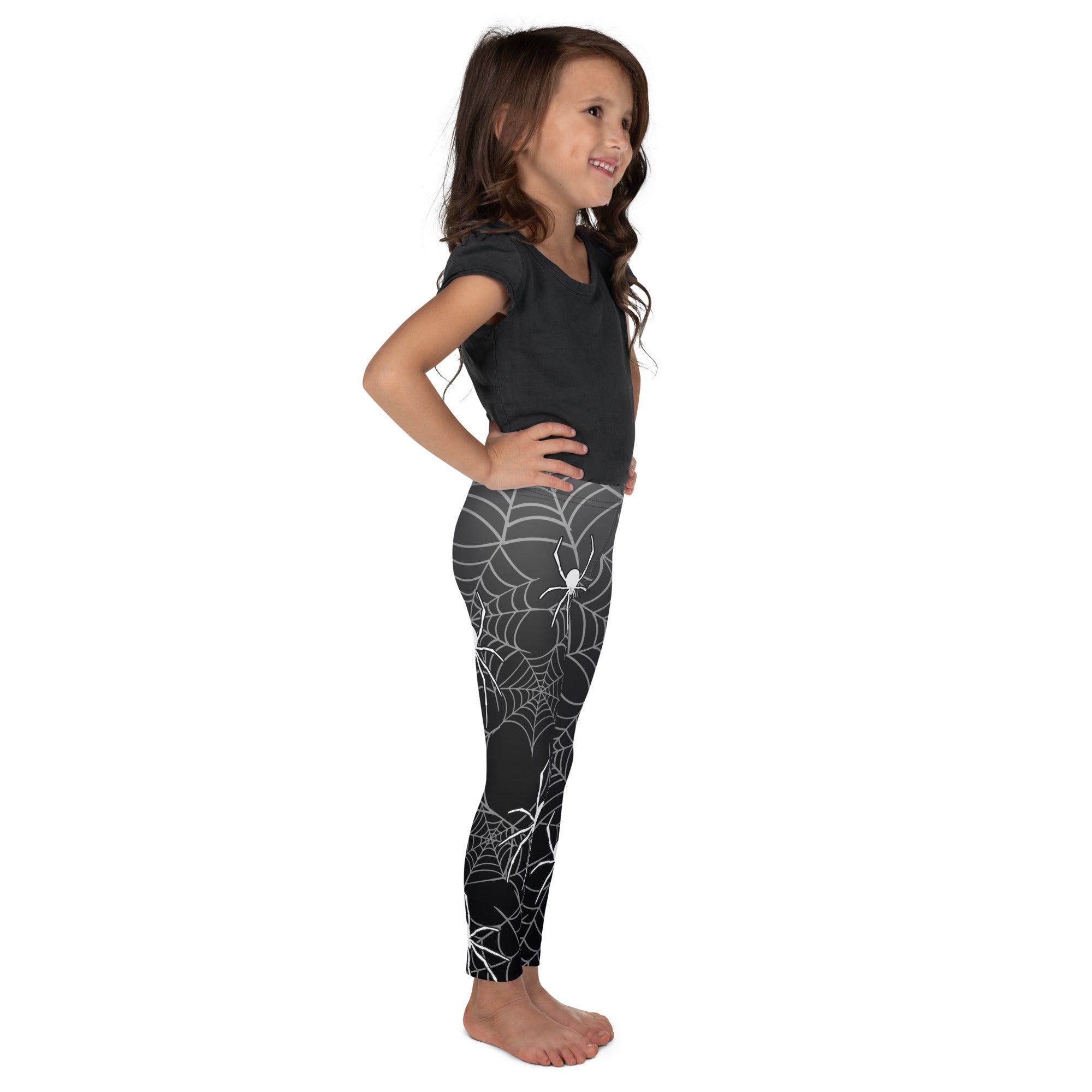 Halloween Spiderwebs Kid's Leggings