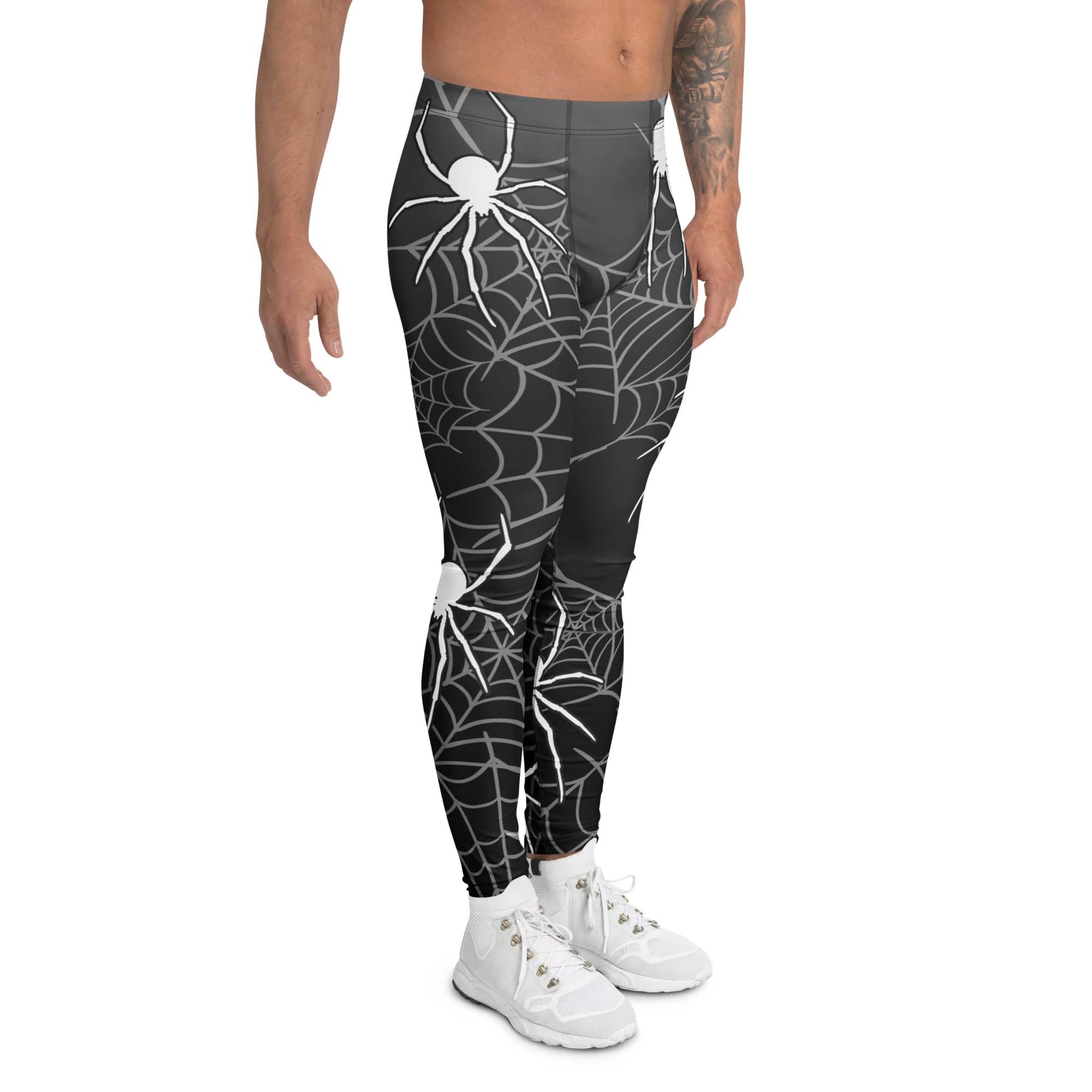 Halloween Spiderwebs Men's Leggings