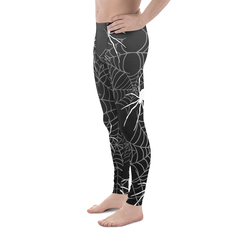 Halloween Spiderwebs Men's Leggings