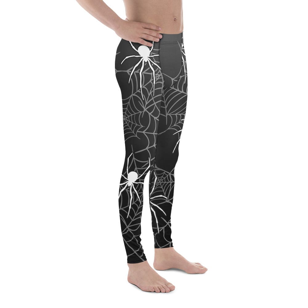 Halloween Spiderwebs Men's Leggings