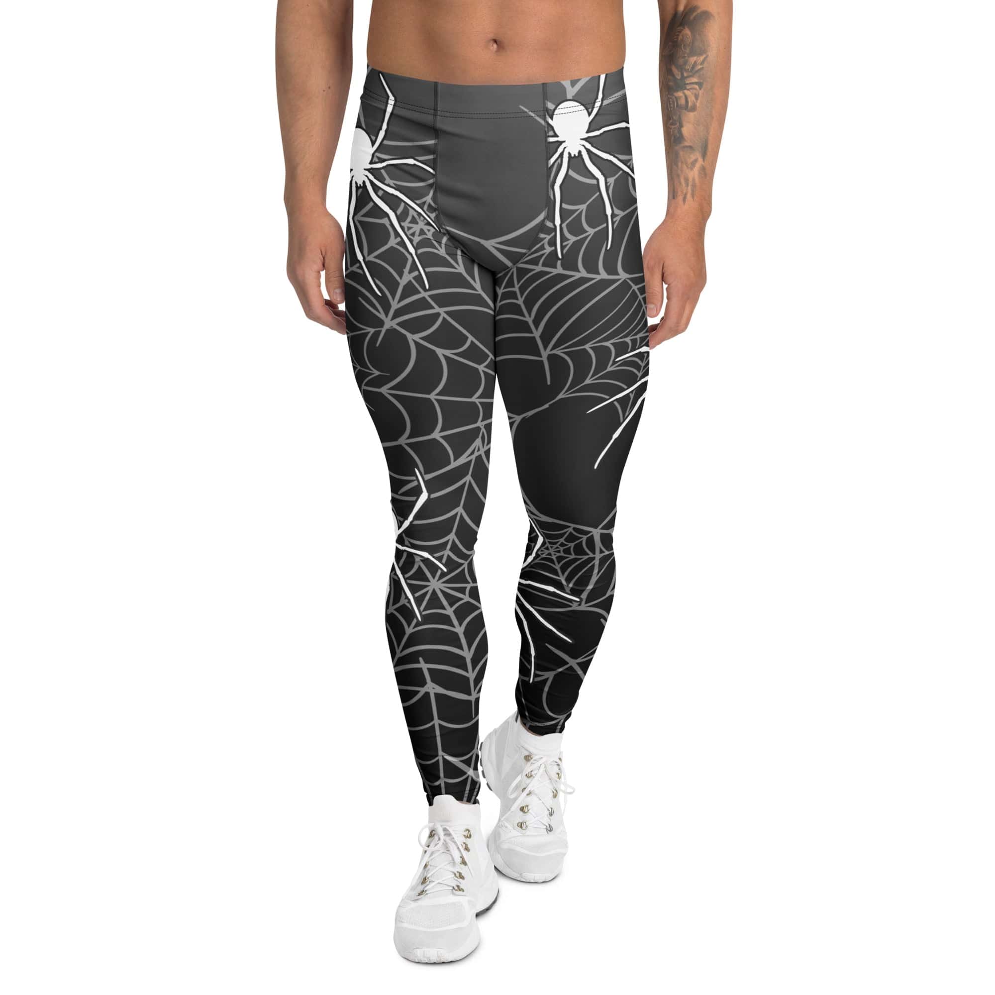 Halloween Spiderwebs Men's Leggings