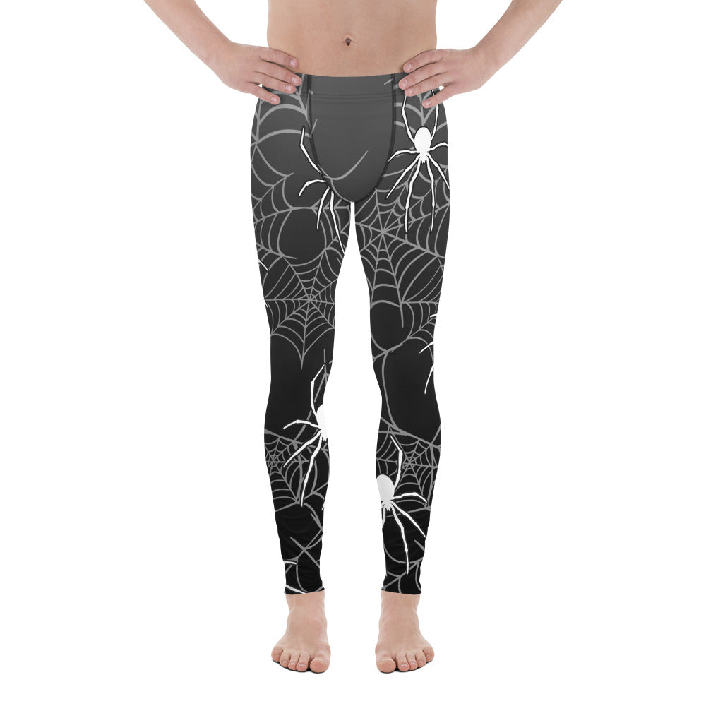 Halloween Spiderwebs Men's Leggings