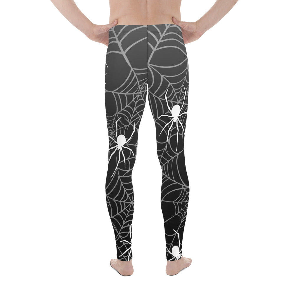 Halloween Spiderwebs Men's Leggings