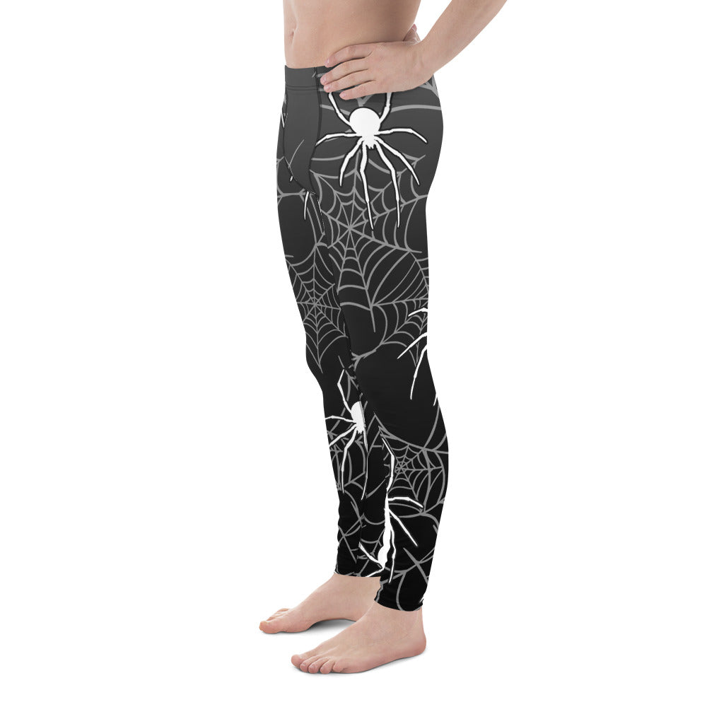 Halloween Spiderwebs Men's Leggings