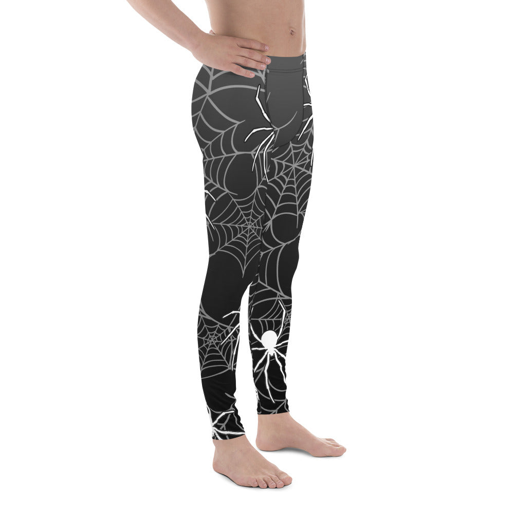 Halloween Spiderwebs Men's Leggings