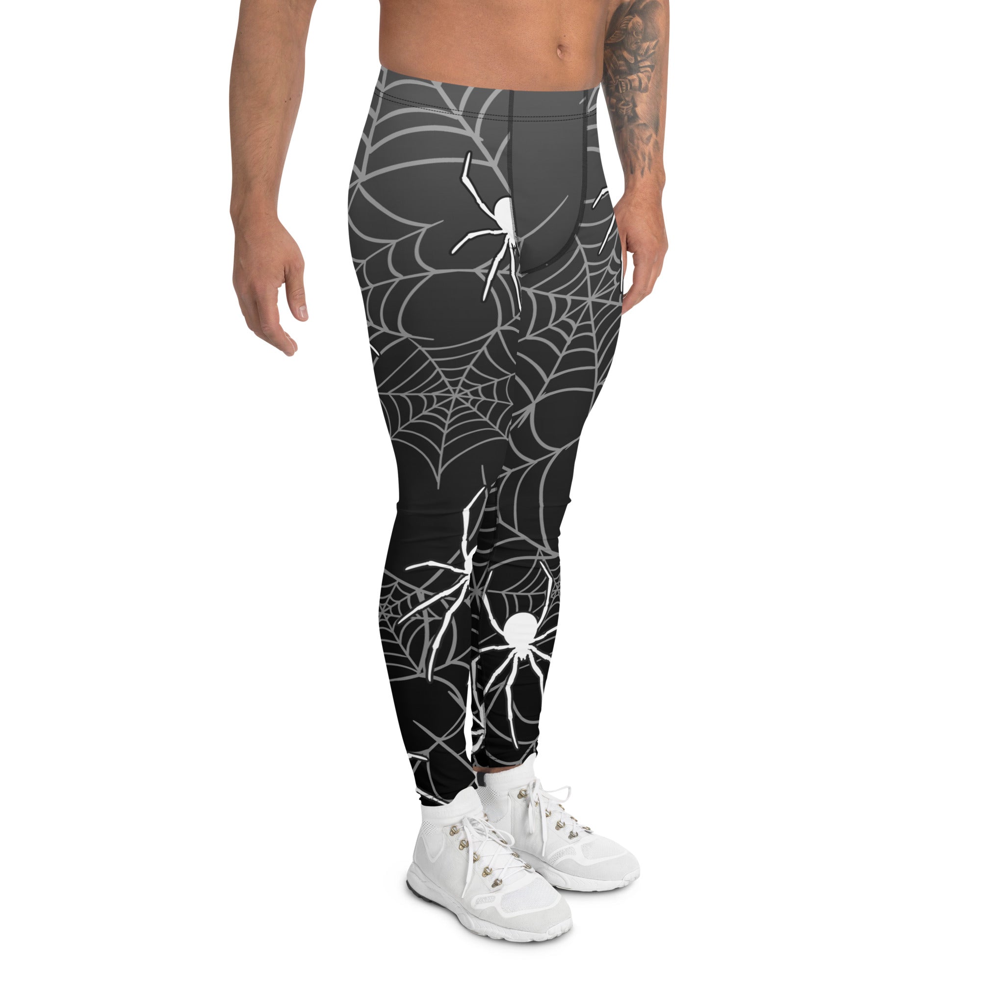 Halloween Spiderwebs Men's Leggings