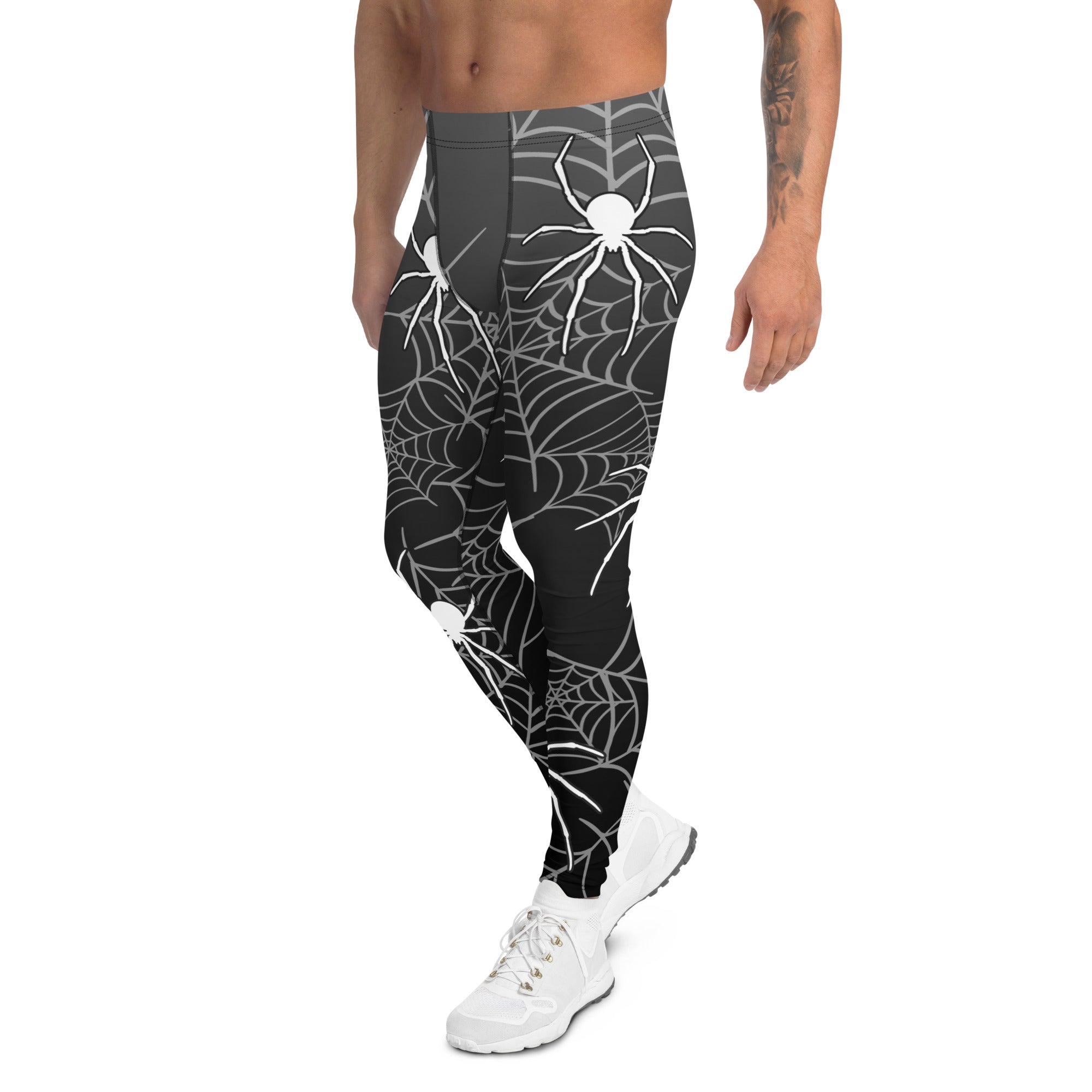 Halloween Spiderwebs Men's Leggings
