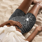 Halloween Spiderwebs Yoga Shorts