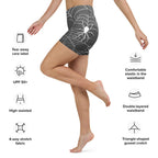 Halloween Spiderwebs Yoga Shorts