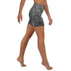 Halloween Spiderwebs Yoga Shorts