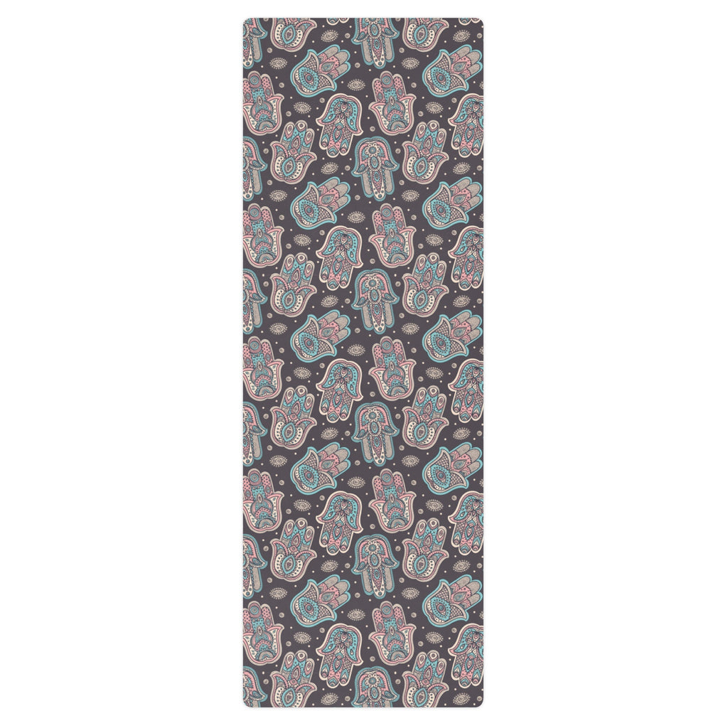 Hand Drawn Hamsa Yoga Mat