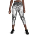 Hand Drawn Yoga Capris