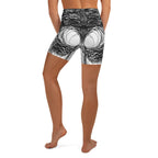 Hand Drawn Yoga Shorts