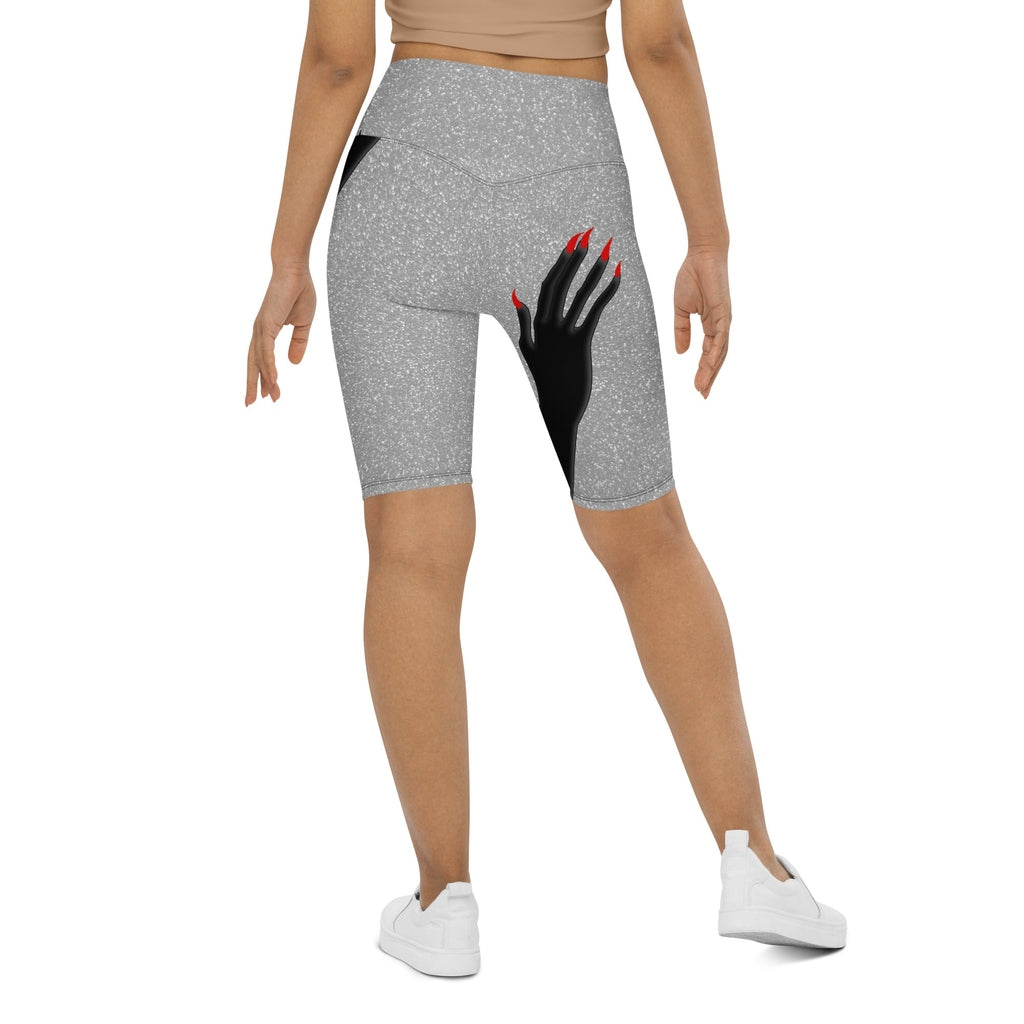 Hand Illusion Biker Shorts
