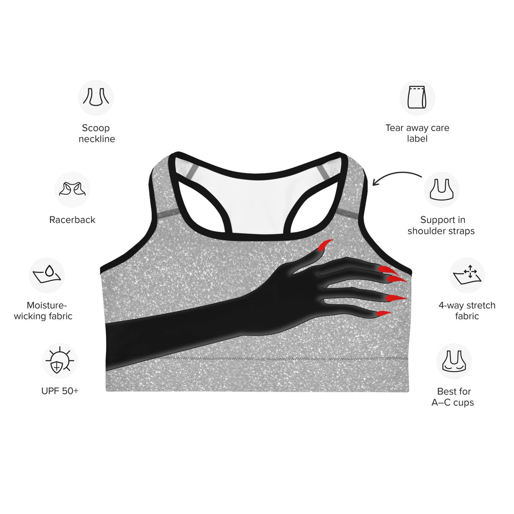 Hand Illusion Sports Bra