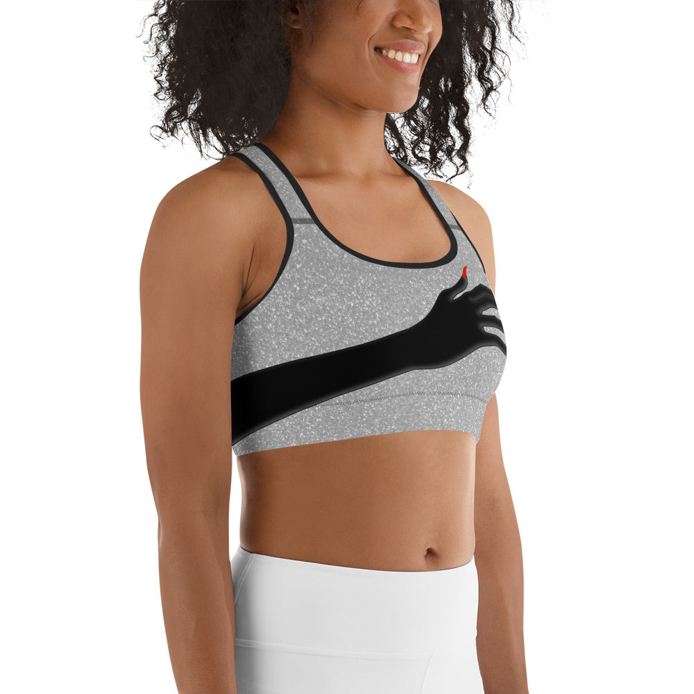 Hand Illusion Sports Bra