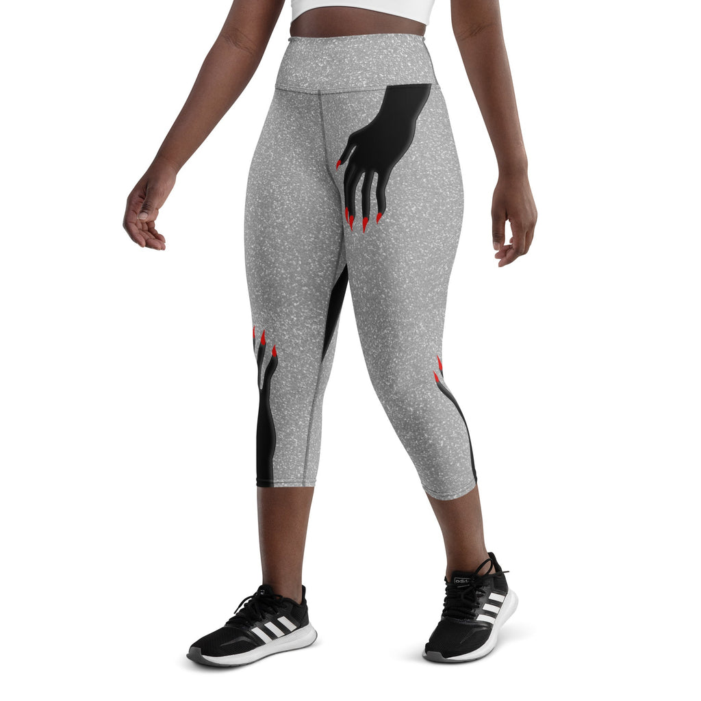Hand Illusion Yoga Capris