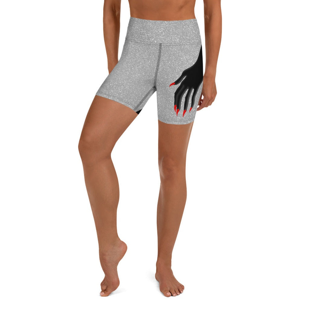 Hand Illusion Yoga Shorts