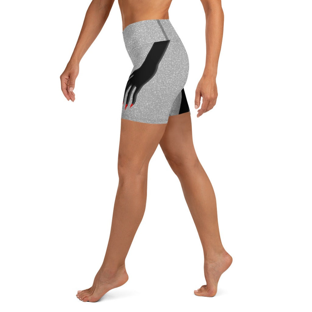 Hand Illusion Yoga Shorts