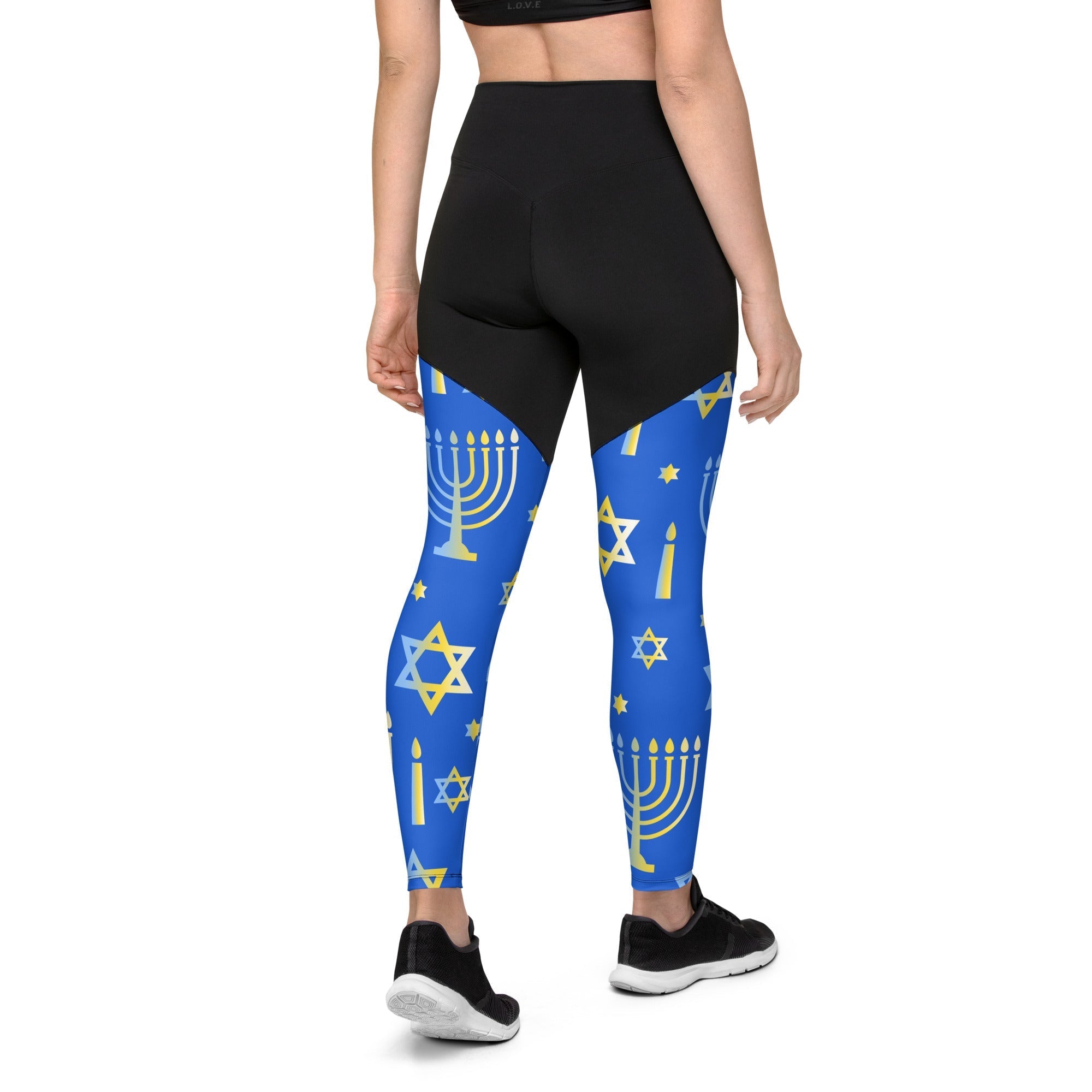 Hanukkah Compression Leggings