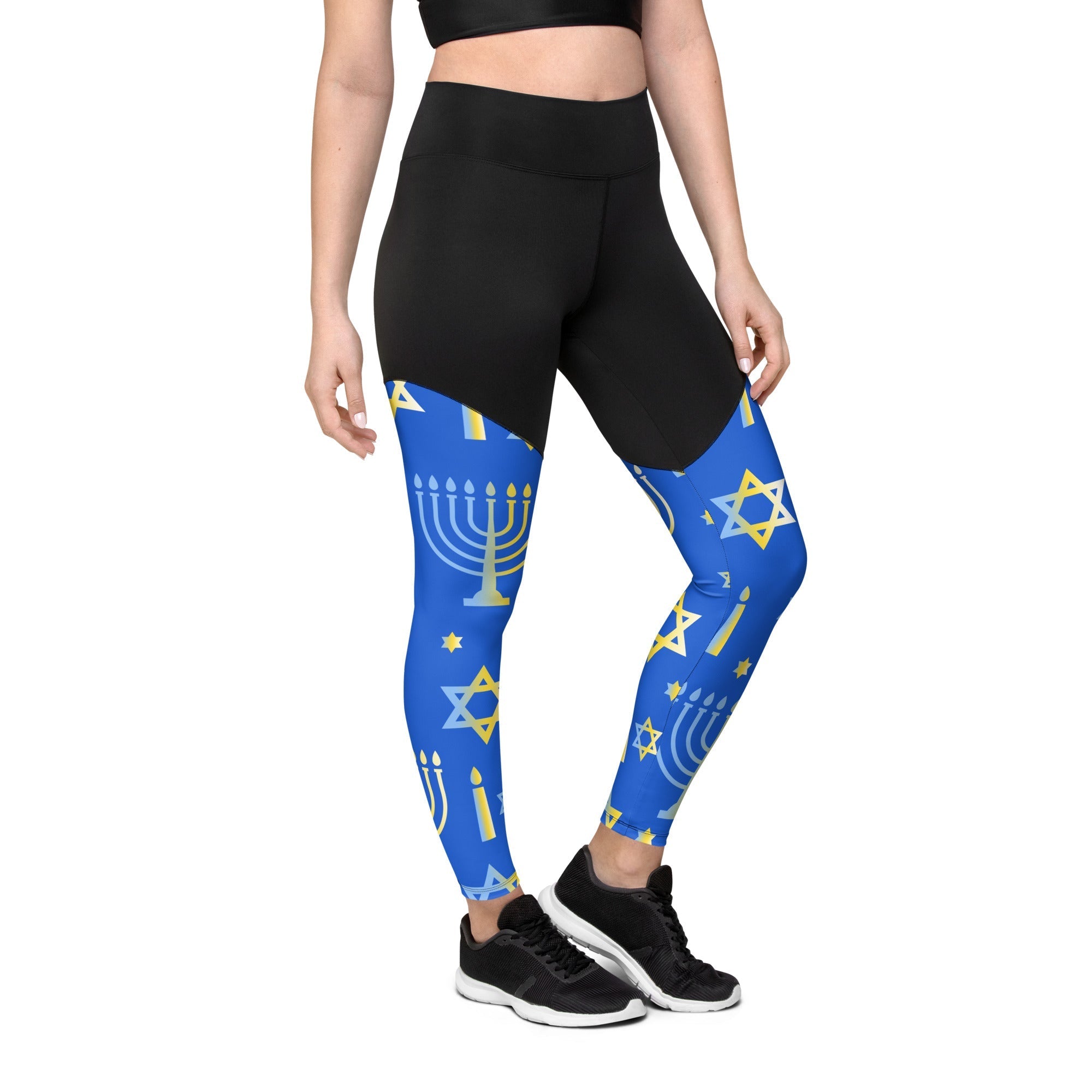 Hanukkah Compression Leggings