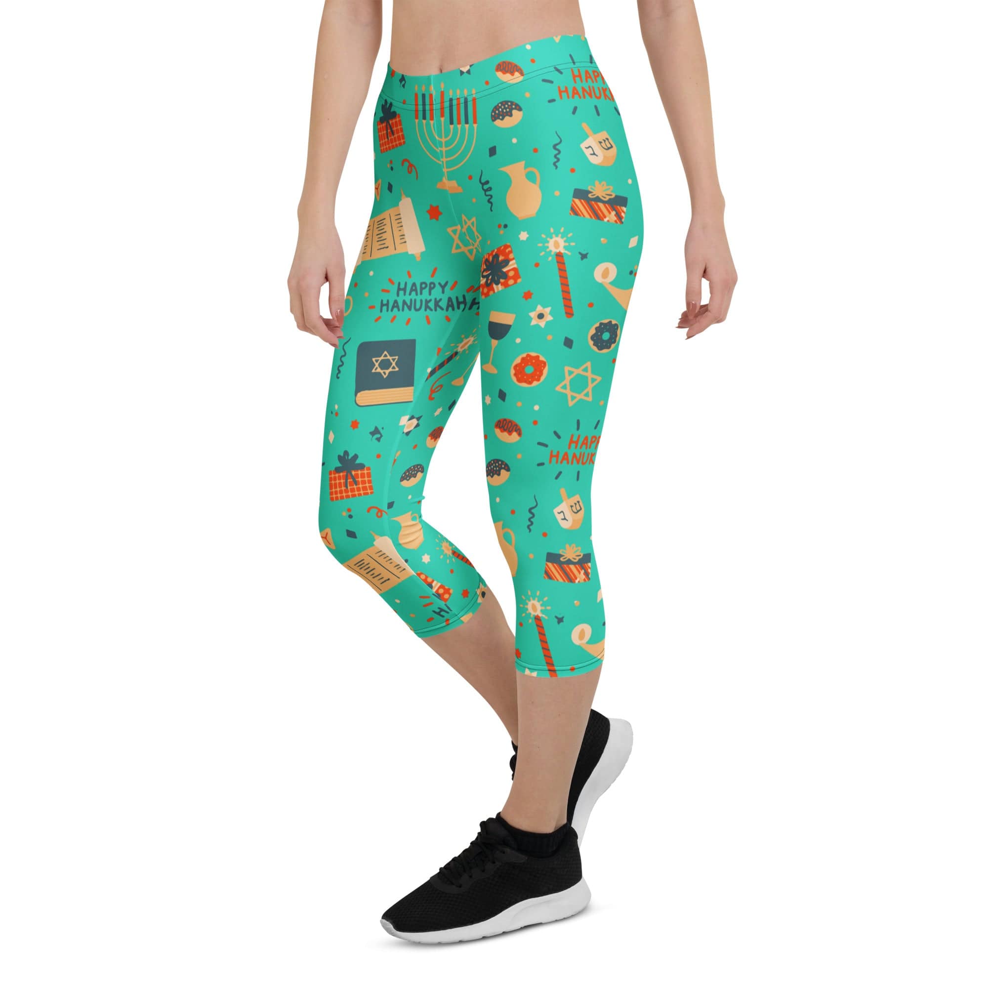 Hanukkah Joy Capris