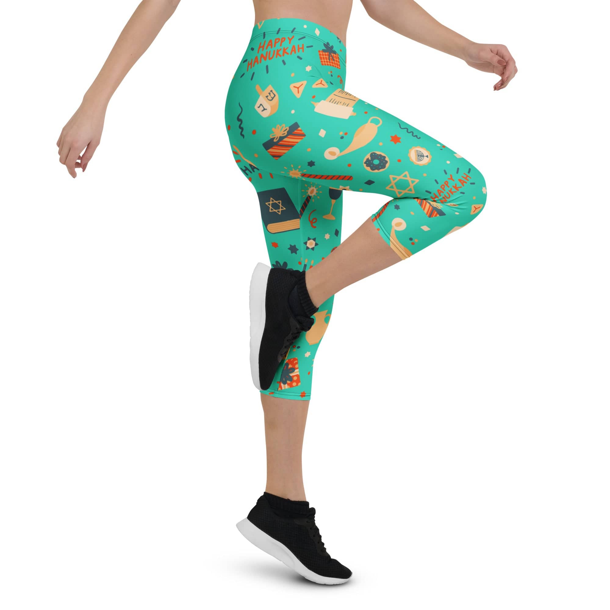 Hanukkah Joy Capris
