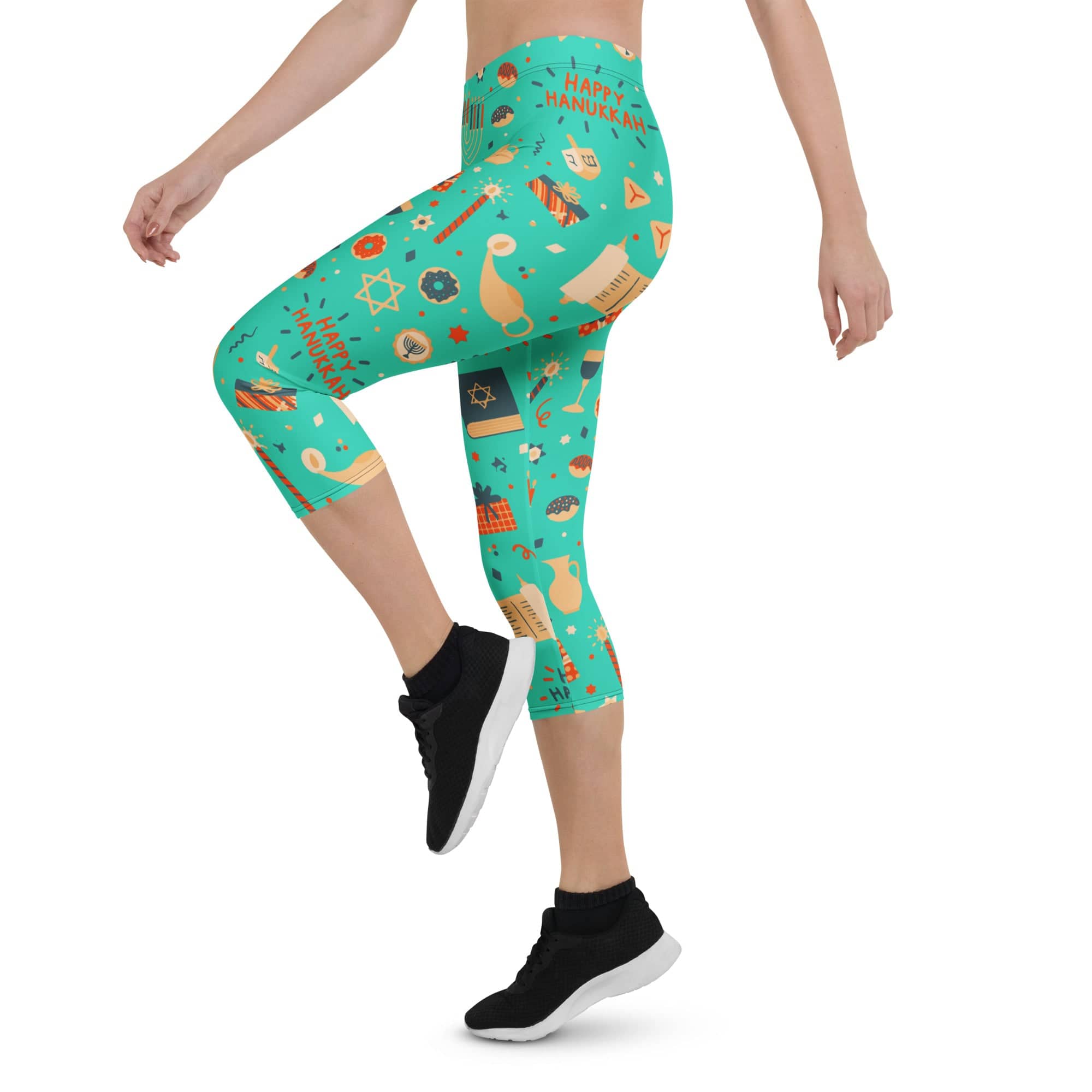 Hanukkah Joy Capris