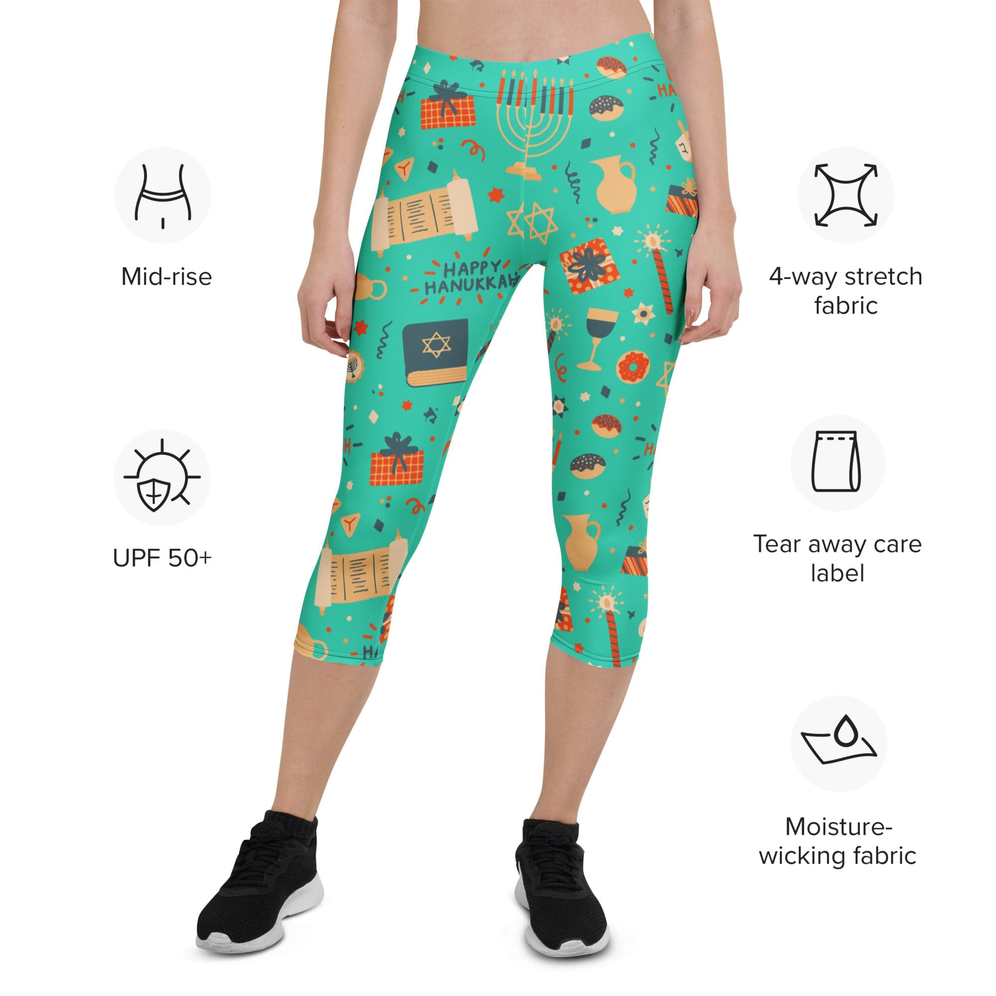 Hanukkah Joy Capris